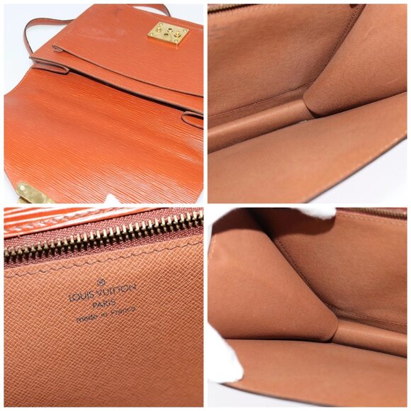 LOUIS VUITTON Epi Monceau 28 Hand Bag Brown M52123 LV Auth ep10531 - Picture 15 of 16